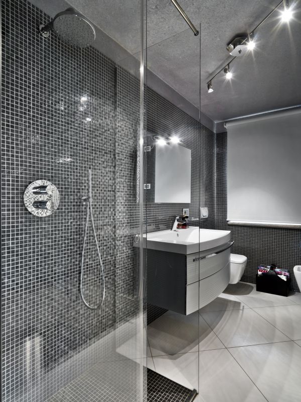 Rain Shower Head with Modern Fixtures